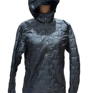 Helly Hansen Jacket Womens Size S Black LIFALOFT Hooded Full Zip Puffer